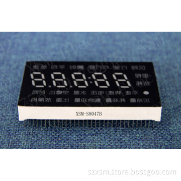5 digit seven segment digital display